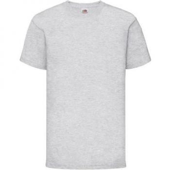 Fruit of the Loom Girls’ Grey Heather T-Shirt (12‑13)