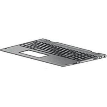 HP 924335-FL1 Ersatz-Tastatur mit Gehäuse-Oberteil, Schwarz