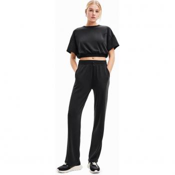 Large Black Wide‑Leg Workout Pant