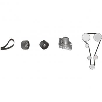BEHR Hella Service 8MP 376 812‑851 Kit Completo Pompa e Cinghie Dentate