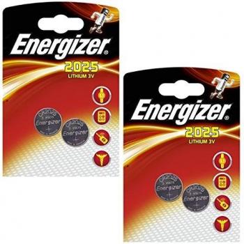 X Pile bouton CR2025 3V 163mAh (Energizer)