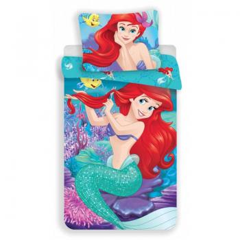 Disney Bettwäsche Prinzessin Ariel 140×200 cm, 70×90 cm, 100% Baumwolle