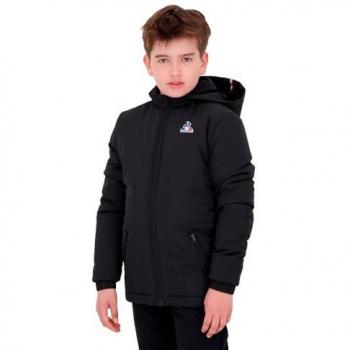 Le Coq Sportif Essential Youth Down Jacket, Size 12 M, Black