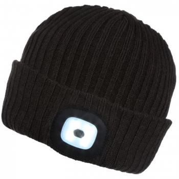 Gorro Regatta Torch Beanie II con Luz Negro