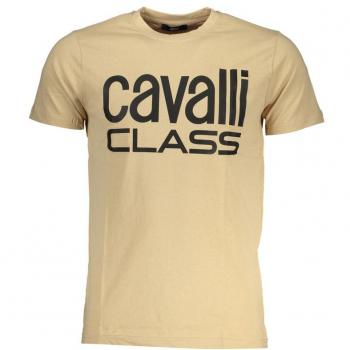 Cavalli Class Stylisches T-Shirt in Beige für Herren