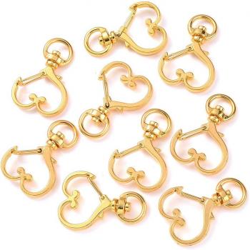 Accesorios de joyería DIY corazón, 5 unids/lote, 24x34mm