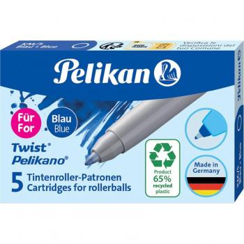 Pelikan Tintenroller-Patronen royalblau für Pelikano/Twist