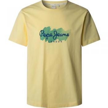 Pepe Jeans Maglietta a Maniche Corte “Milton” Shine Yellow M