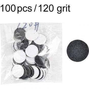 100-Piece 25mm Sanding Discs for Nail Drill