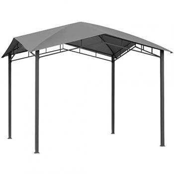 Outsunny 3x3m Steel Frame Outdoor Patio Gazebo Canopy Tent Sunshade