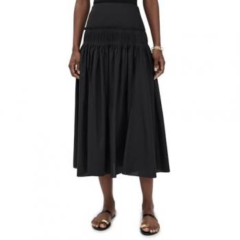 Size 6 Theory Accordion Pleated Skirt in Black