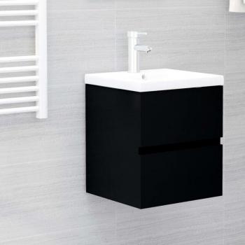 Lavabo Mobile in Legno Nero 41x38,5x45 cm – Furniture Limited