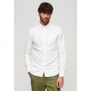 Camisa Casual Superdry de Algodón Manga Larga