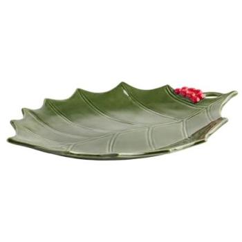 Assiette Festive Ilex Green 355 x 25 cm