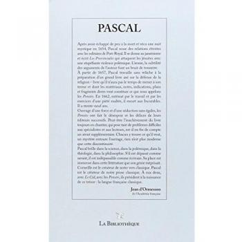 Les Pensees. les Provinciales T29