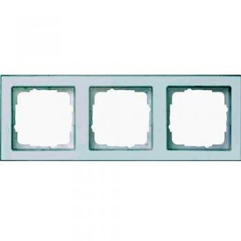 Gira E2 3-fach Abdeckrahmen transparent