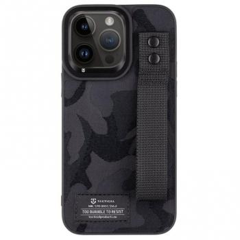 Fundas Híbridas Camo Troop Táctica para iPhone 14 Pro Max – Negro
