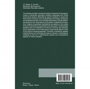 Estimation Techniques for Distributed Parameter Systems (Systems & Control: Foundations & Applications)