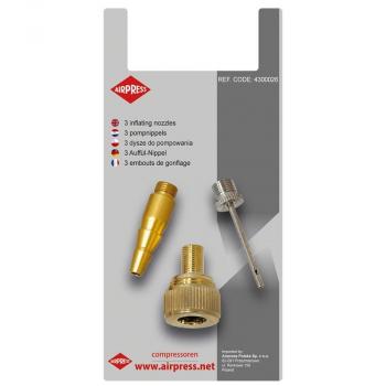 Blaaspistool 3-delig opzetstuk Airpress (set 4300026)