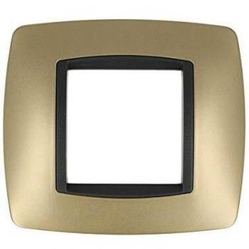 SandaSDon Placca Bombe Colore Oro Compatibile Con Bticino Living International