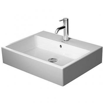 Vero Air Lavabo Sobre Encimera Duravit con Pared Trasera Lijada