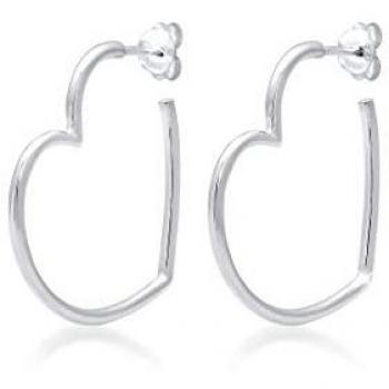 Elli Filigran Creolen Herz Liebe 925 Silber