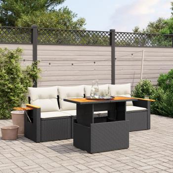 Outdoor 5-Piece Sofa Set with Cushions