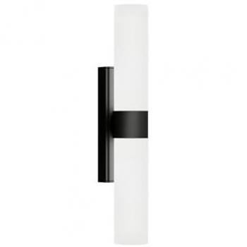Aplique de Pared LED Egeo Metal Negro 6W 480lm IP44 para Baño
