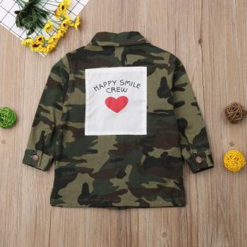 Manteau à Manches Longues Camouflage 2-8Y