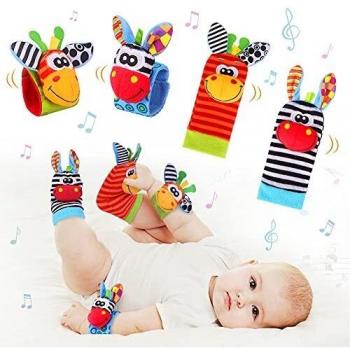 Sonajero Toys con Calcetines y Muñequeras