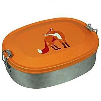 Brotdose Lunchbox Brotbox Kinder Edelstahl Motiv Tiere Der Zoo