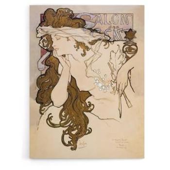 Salon Des Cent Beige Portrait Canvas – 12 by 16 inches