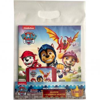 Starter Pack Patrulla Canina 8 incluye álbum y cuatro sobres Panini