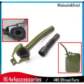 Canette Jerry en métal vert pour essence et diesel 5L, 10L, 20L