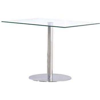 Miniature Silver Glass Table 107cm – Sephora Style
