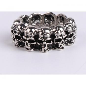 Anneau Masculin Punk en Acier Inoxydable
