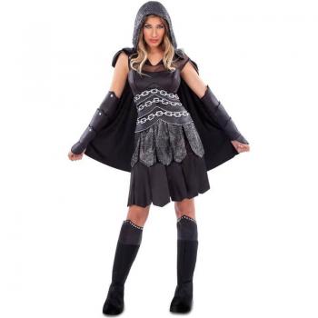Vêtement de guerrière femme noir