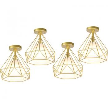 Plafoniera Interna Ø25cm Design Diamante