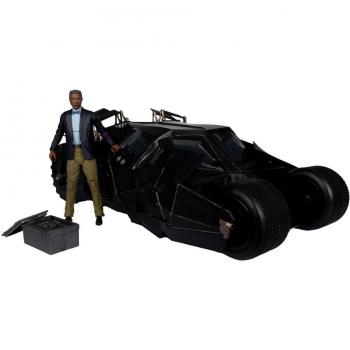 McFarlane Toys Tumbler Fahrzeug mit Lucius Fox (The Dark Knight) (Gold)