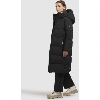 Cappotto donna Khujo Rachel Matt invernale nero L