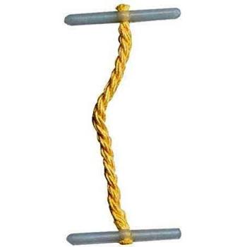 Office Treasury Tags Plastic-ended Length 51mm Yellow Pack 925781