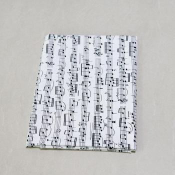 Tissu patchwork musique pour enfants, 50cm x 100%