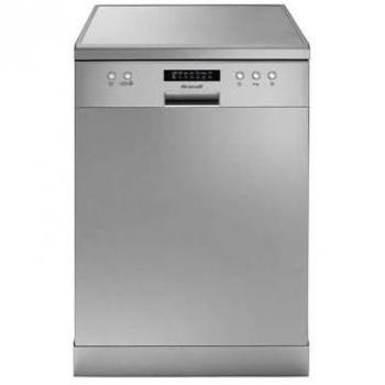 Brandt LVC‑328S Dishwasher sans montage, 12 couverts, 60 cm, 48 dB de bruit – Métallique