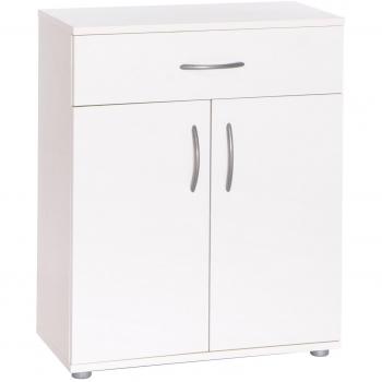 Kommoden Peggy 2 weiß Holzdekor 57x29x68,5 cm
