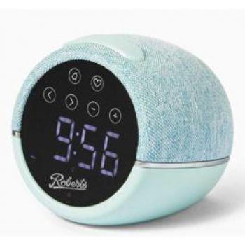 Roberts Duck Egg Zen FM Clock Radio with Charging Feature