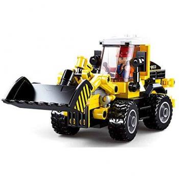Bricks Town Bulldozer & Plow Collection – 200pcs