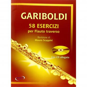 Gariboldi. 58 esercizi per flauto traverso. Con CD Audio