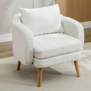 Sillón Elegante de Terciopelo Teddy