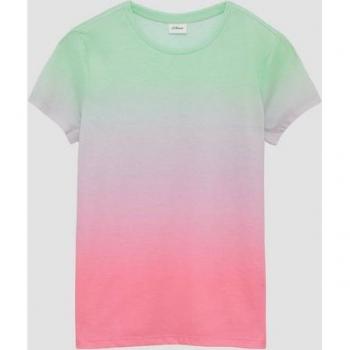 S.Oliver Loose‑Fit‑T-Shirt mit Farbverlauf
