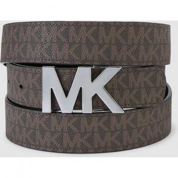 Cinturón Reversible de Piel con Logotipo Michael Kors para Hombre